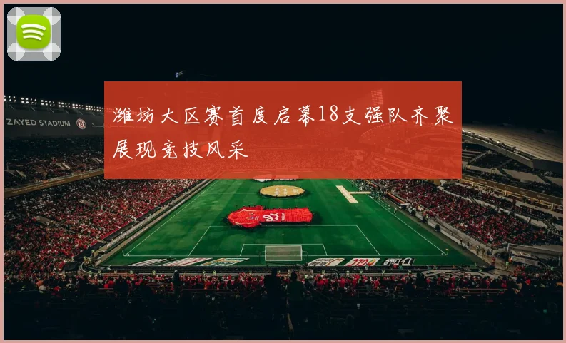 潍坊大区赛首度启幕18支强队齐聚展现竞技风采